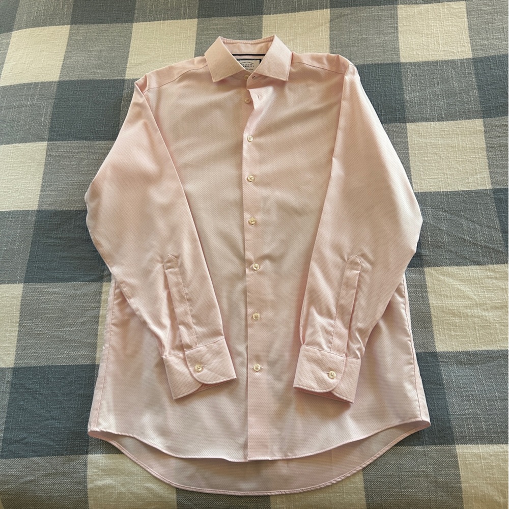 Men’s Charles Tyrwhitt pink shirt.